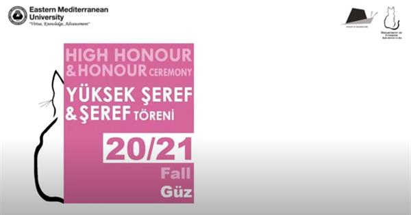 High Honour & Honour Certificates 2021/21 FALL
