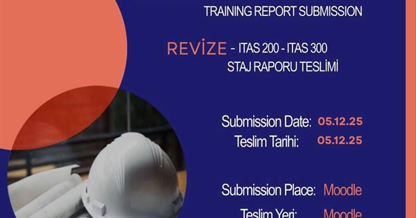 Training Report Submission