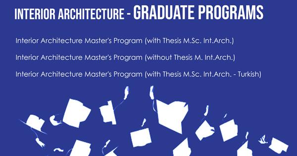 Department of Interior Architecture- Graduate Programs