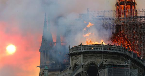 So sad to watch the massive fire at Notre Dame Cathedral in Paris